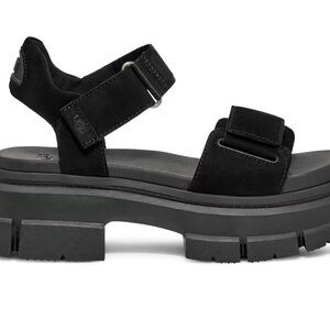 Ugh Ashton Black Platform Sandals